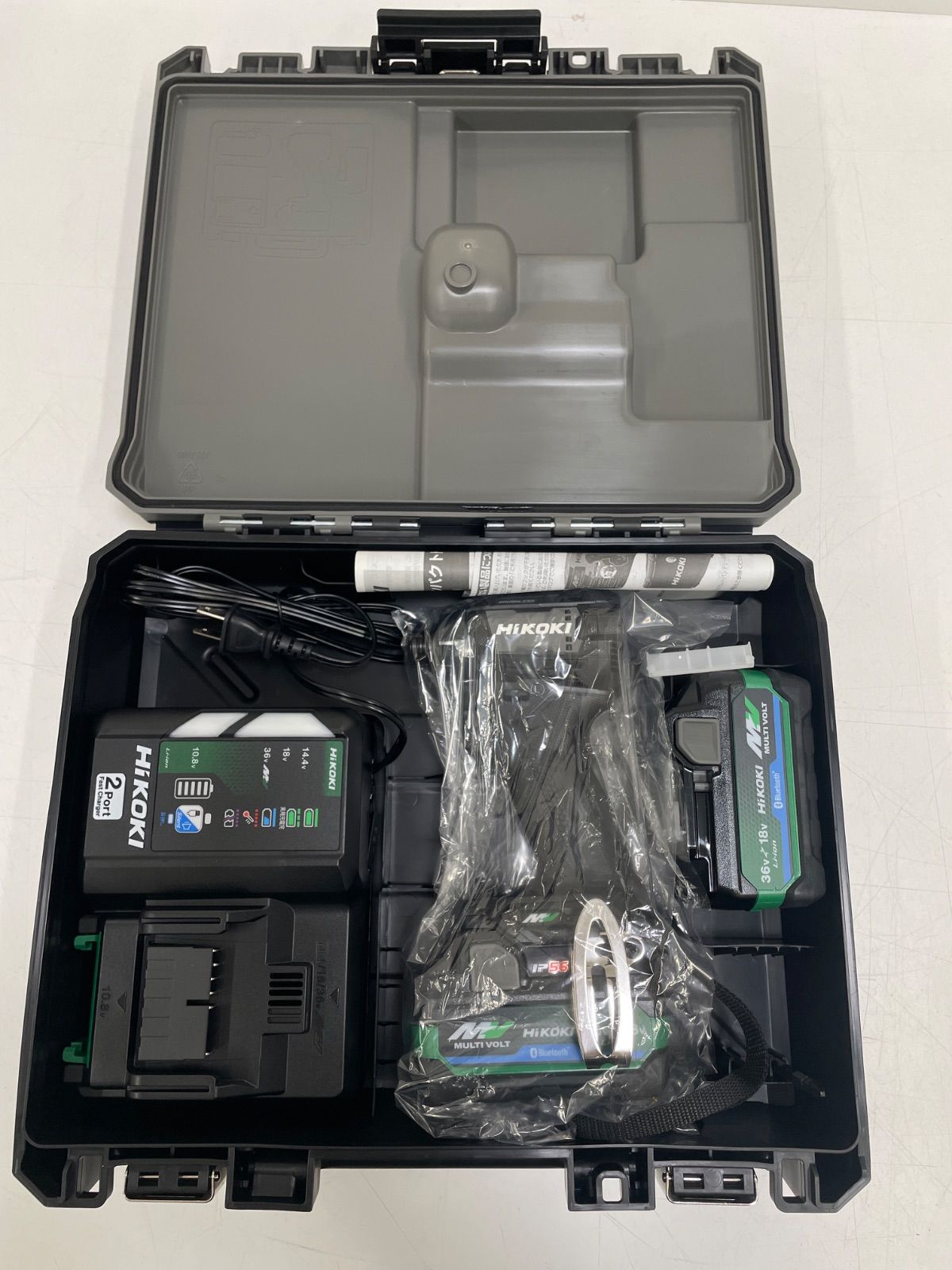 開封品 HIKOKI ハイコーキ コードレスインパクトドライバ ＷＨ３６ＤＤ形 ストロングブラック WH36DD2XHBSZ