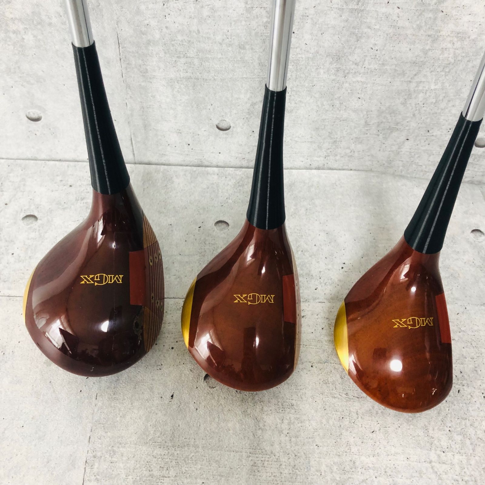 McGREGOR マグレガー MGX LITE パーシモン 1W 3W 4W 3本 メンズ