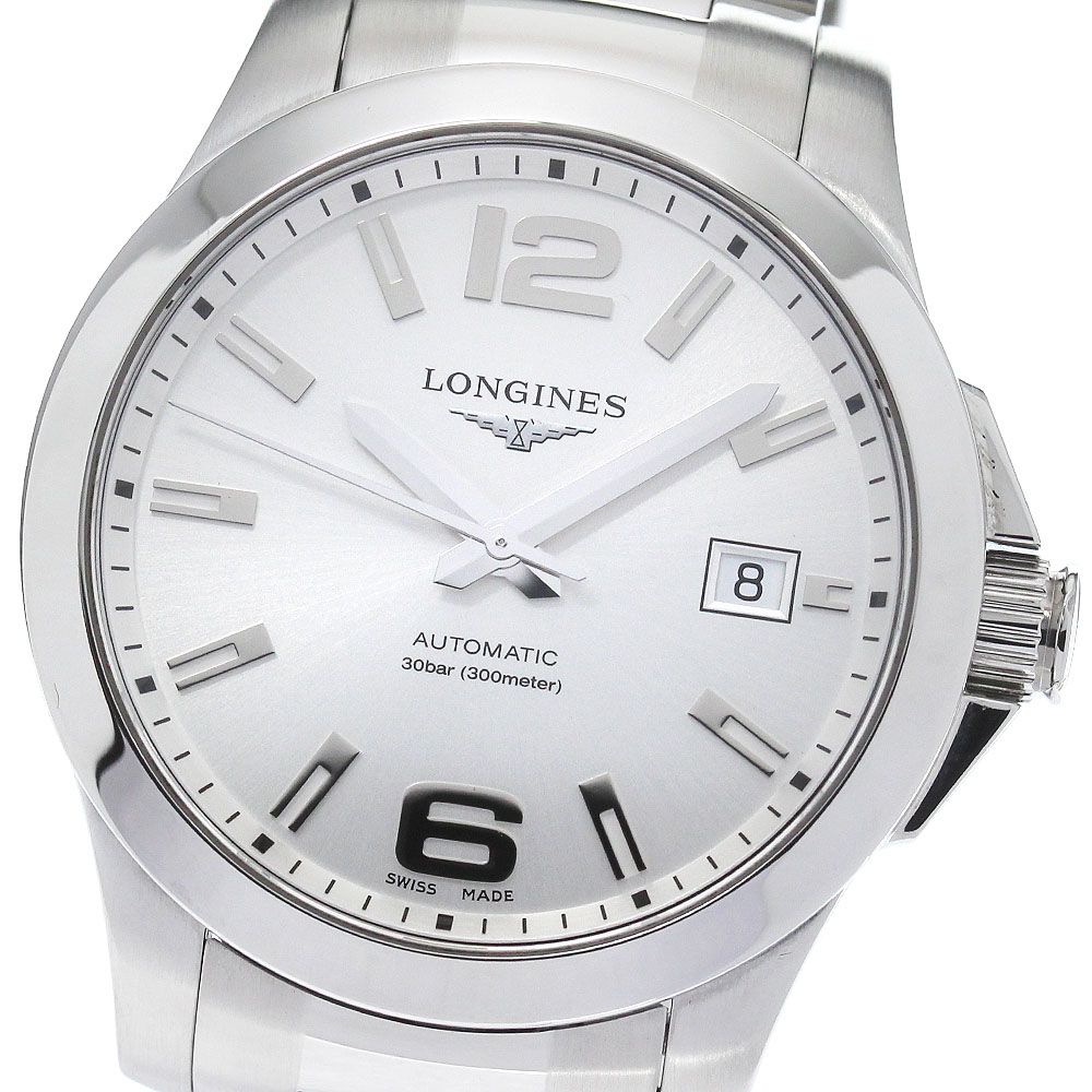 ロンジン LONGINES L3.776.4 コンクエスト デイト 自動巻き メンズ美品