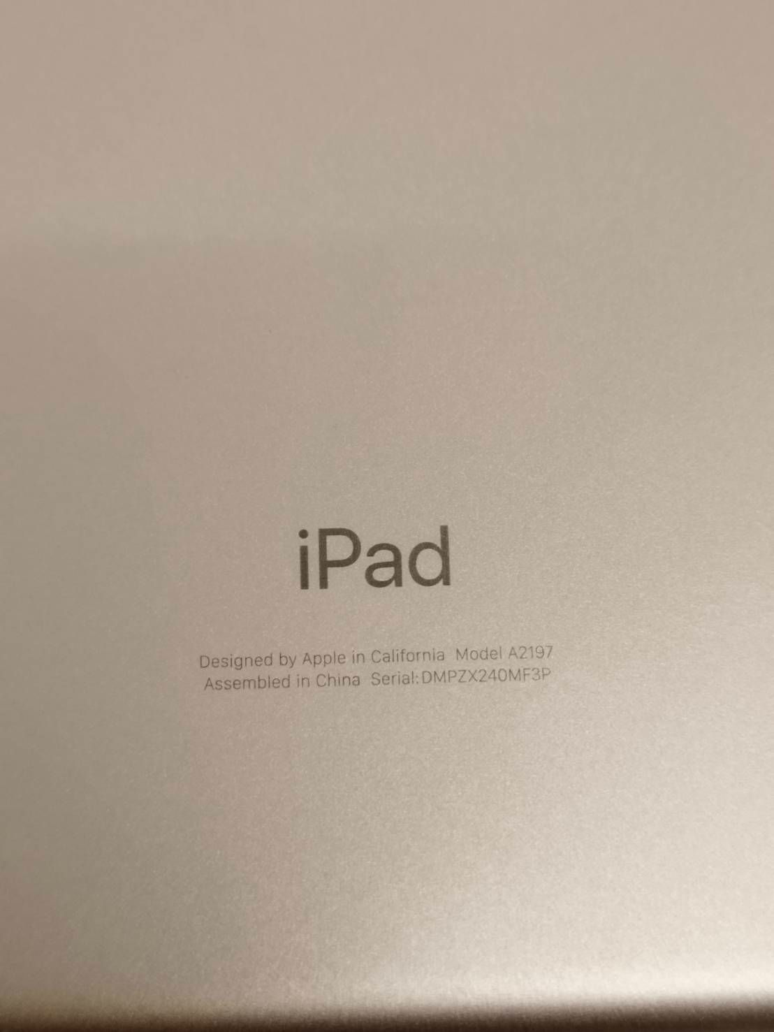 iPad 第7世代|Wi-Fiモデル|A2197|32GB