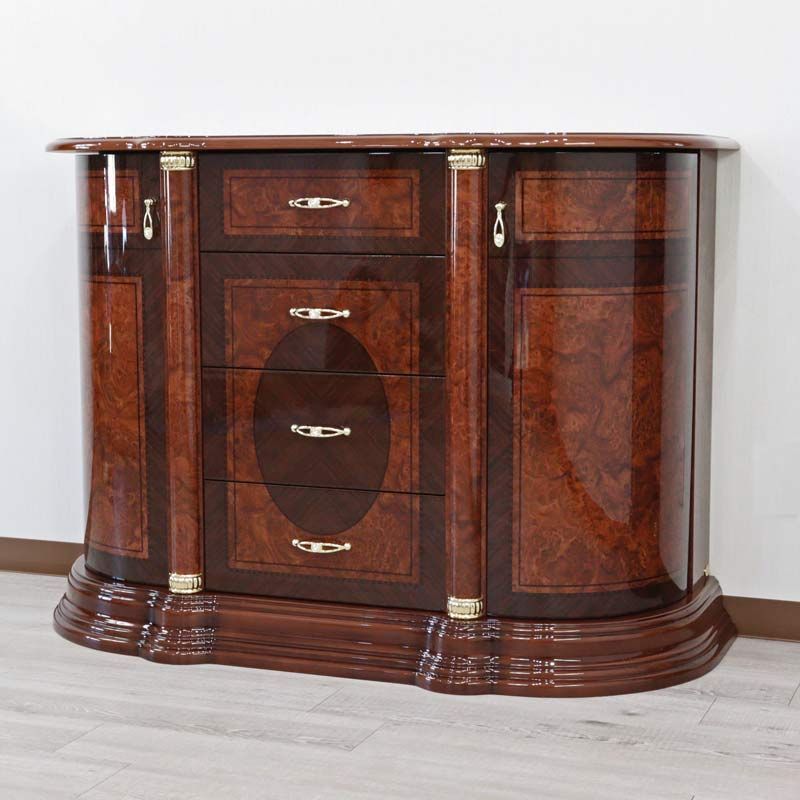 サルタレッリ フローレンス 2ドアサイドボード ウォールナット ロー