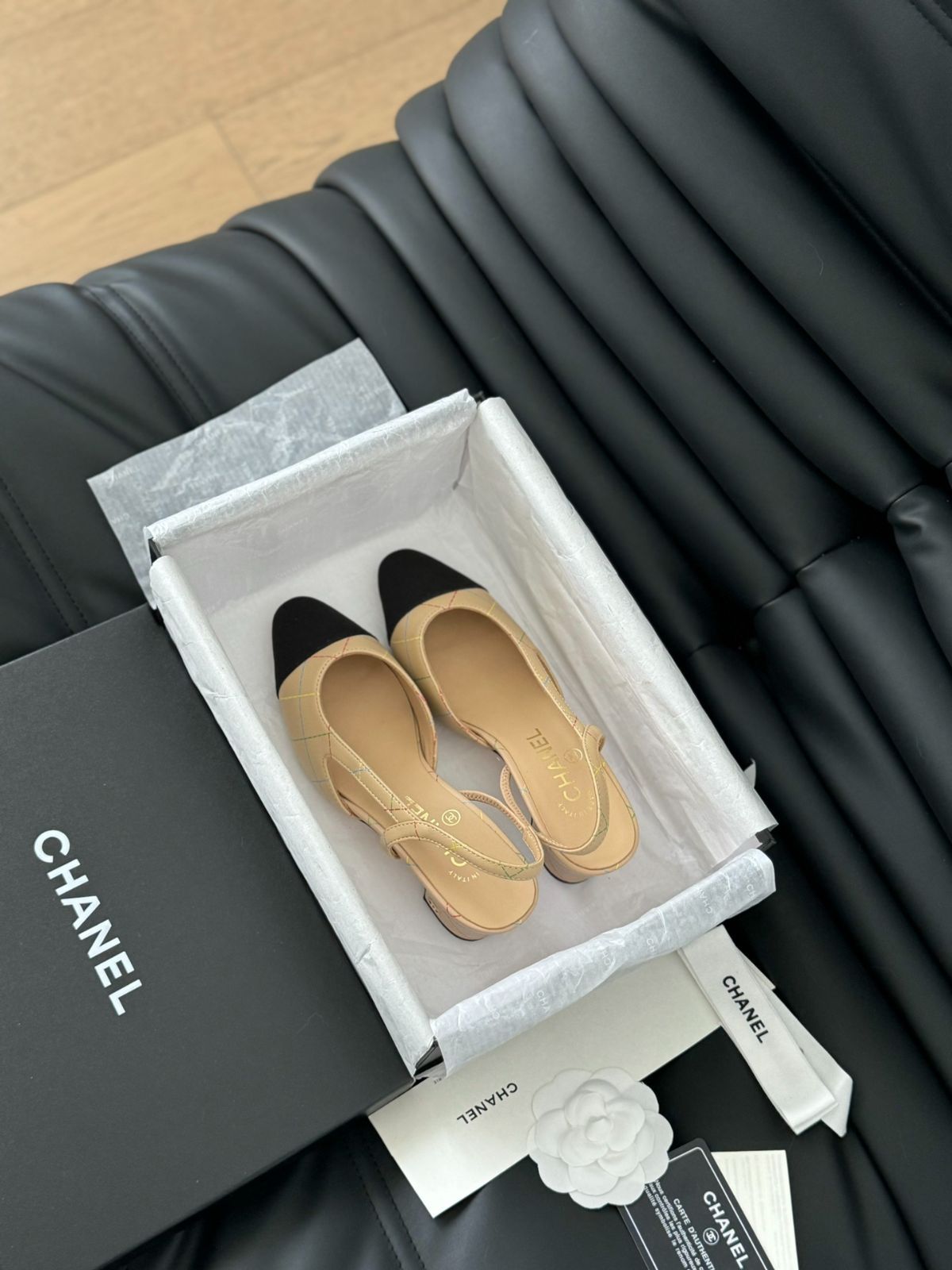 シャネル スリングバック バックレス サンダル02