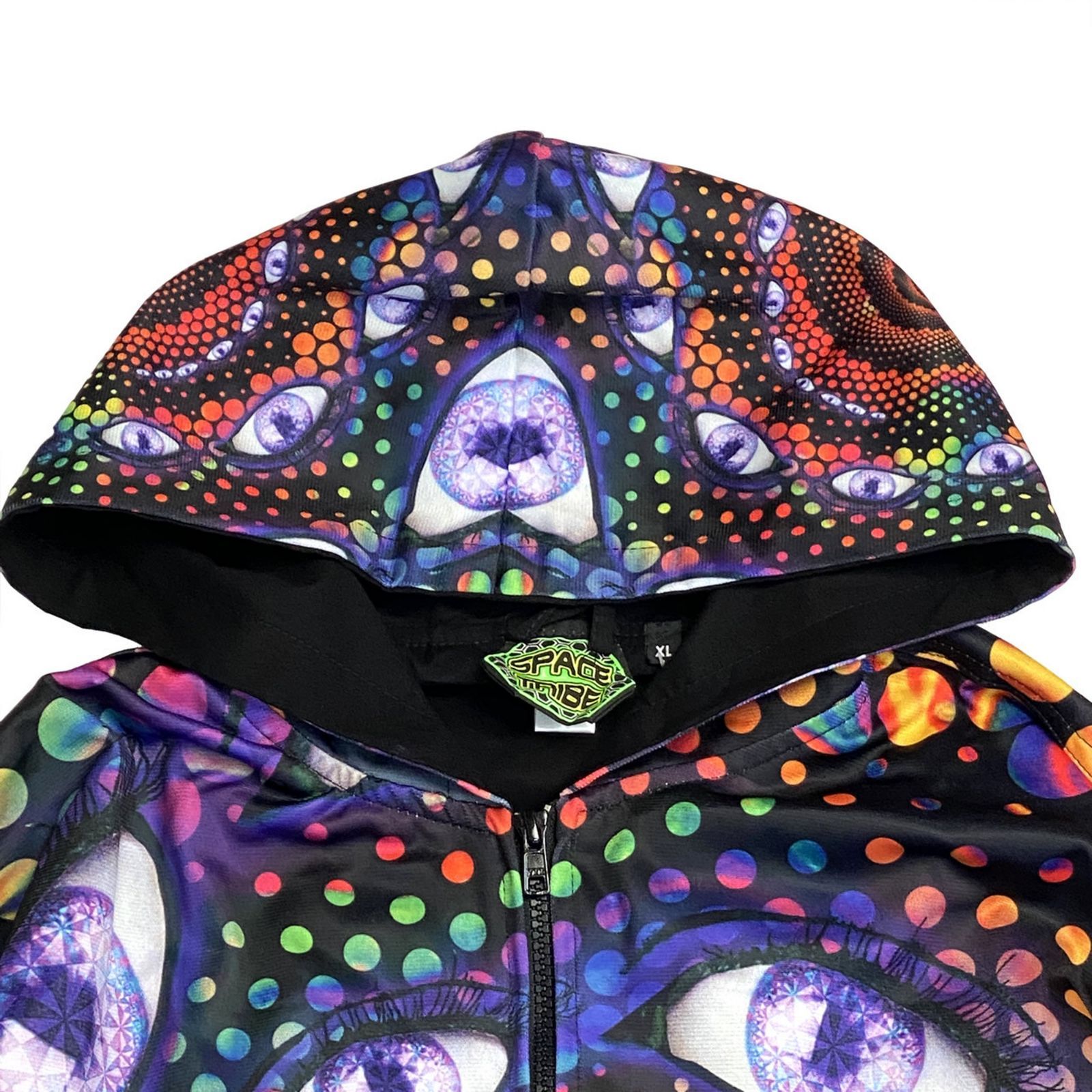 スペーストライブ space tribe M SPACE TRIBE（スペーストライブ）フーディー＊サイケ＊スペトラ＊M