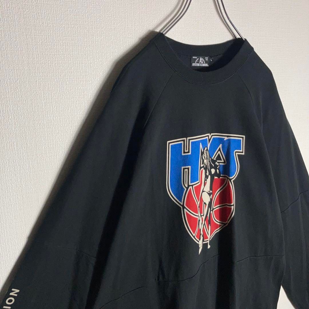 美品】HYSTERICGLAMOUR スウェット ヒスガール 黒 L - メルカリ
