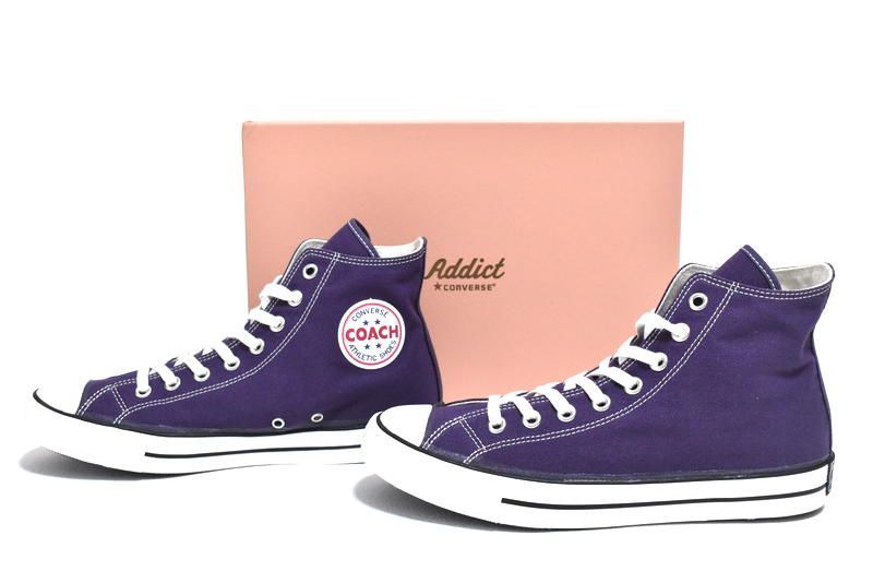 新品 CONVERSE ADDICT コーチ キャンバス HI【26.5cm】【27cm】【27.5 