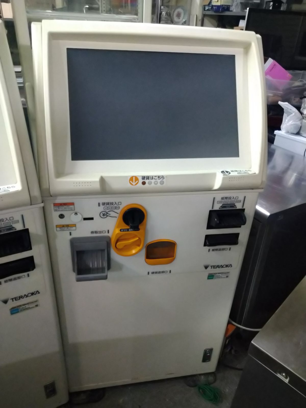 寺岡精工 タッチパネル券売機 DTV-1500 10K 店舗 業務用