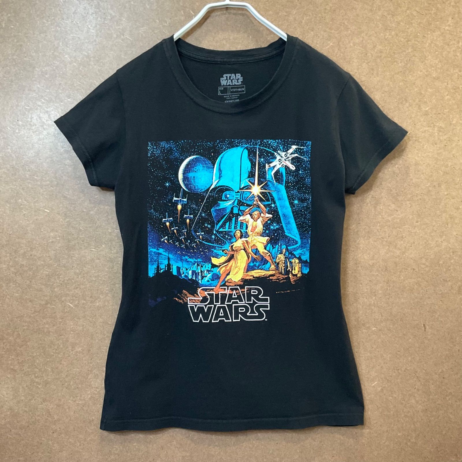 古着]スターウォーズ 半袖 Tシャツ アメコミデザイン デカロゴ