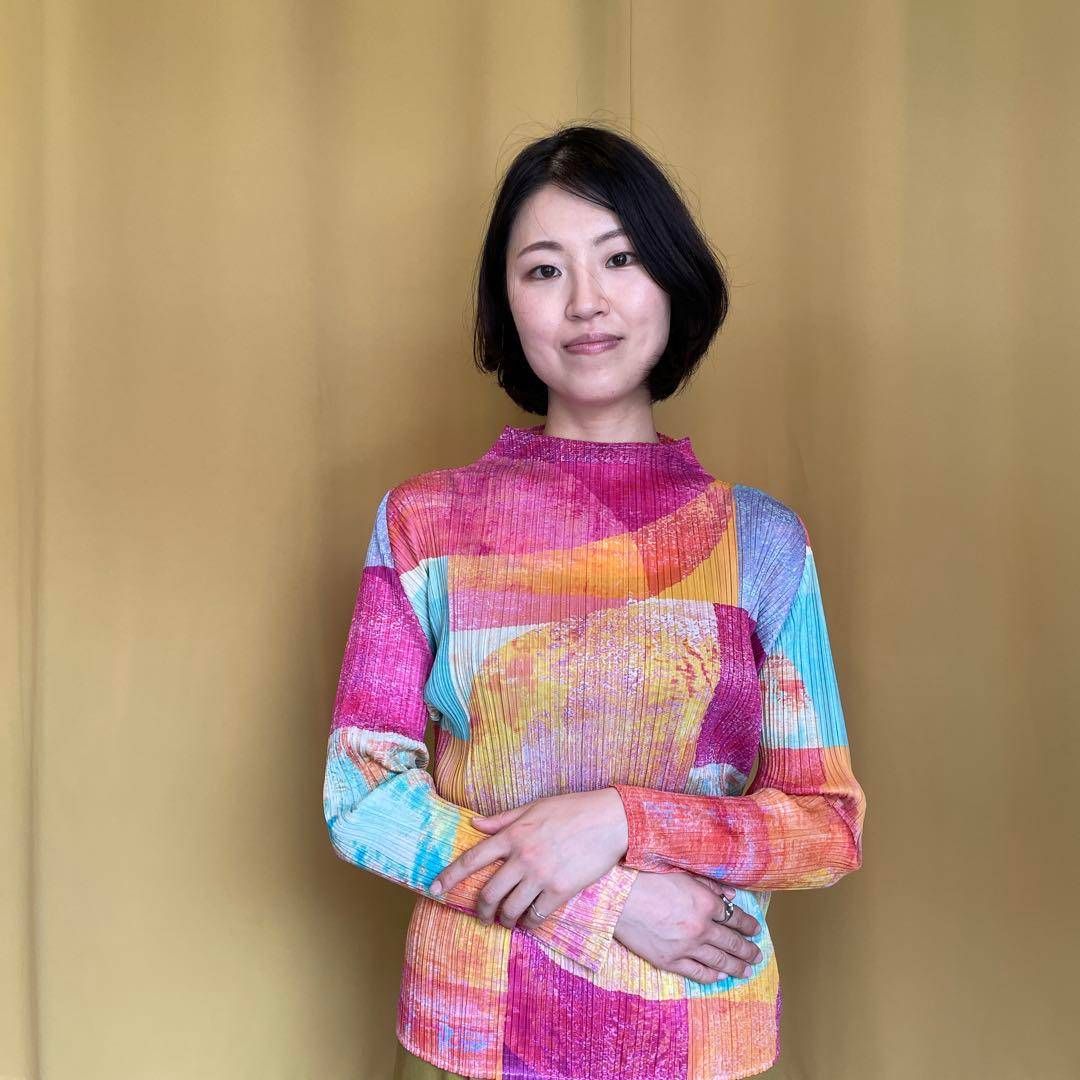 プリーツプリーズ PLEATSPLEASE BASICハイネックブラウスサイズ3 PLEATS PLEASE 美品 ISSEY MIYAKE プリーツプリーズ イッセイ