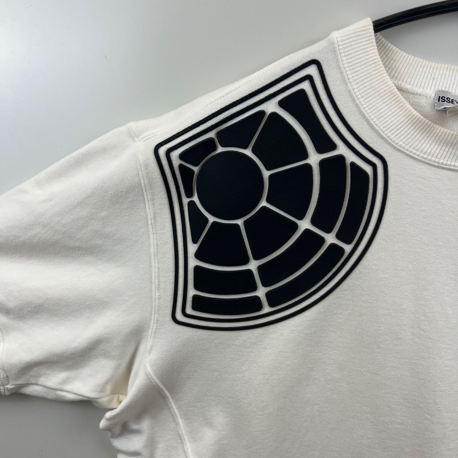 ISSEY MIYAKE MEN 90s 1997 archive RUBBER shooting logo sweat Tee L