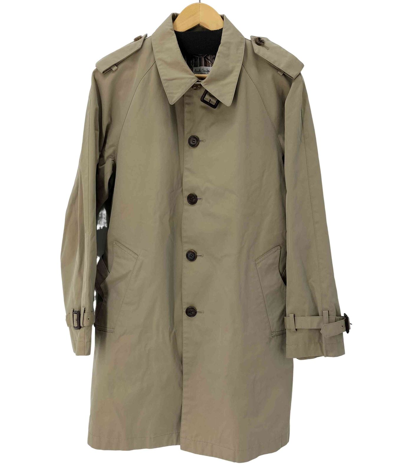 美品 ポールスミス ツイード グレンチェック ブルゾン ウール アルパカ混 M