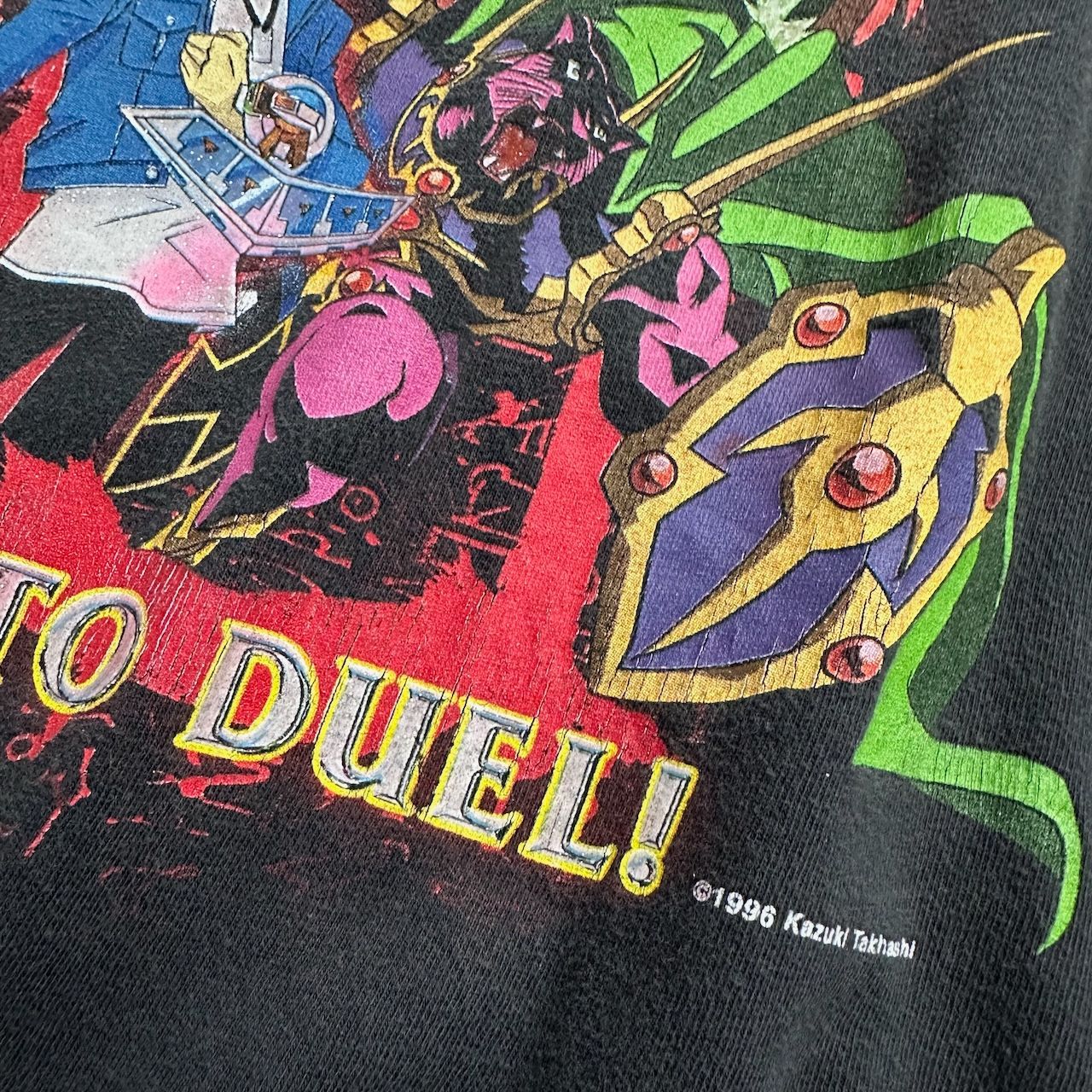 遊戯王 城之内 Lサイズ程度 アニメTシャツ 黒 - メルカリ