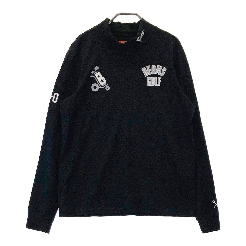 BEAMSGOLF ビームスゴルフ ハイネック長袖シャツ カットソー L ビームスゴルフ バックプリント ハイネック 長袖シャツ