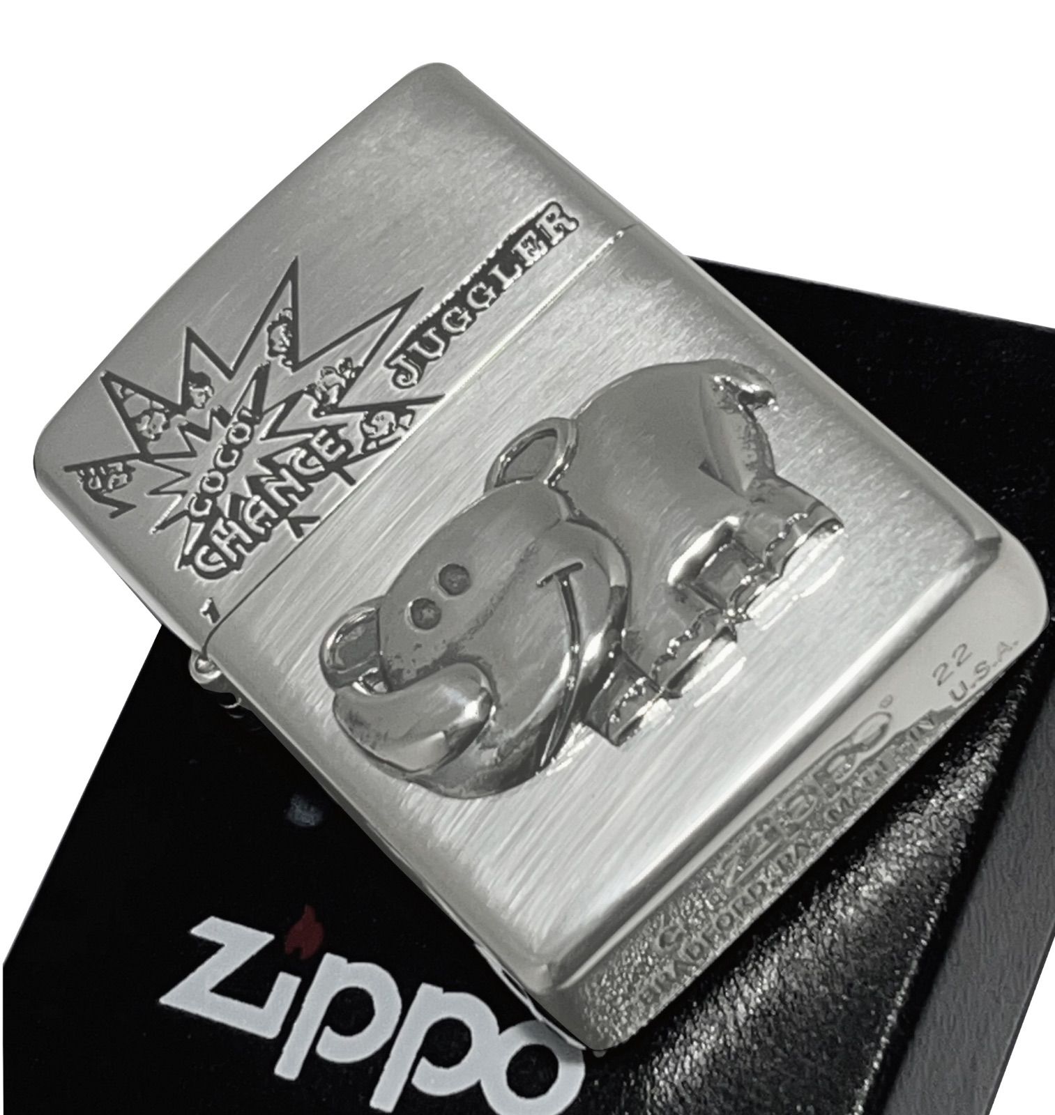 ZIPPO ジャグラーSV-SVメタル1 juggler つのっち GOGOランプ パチスロ