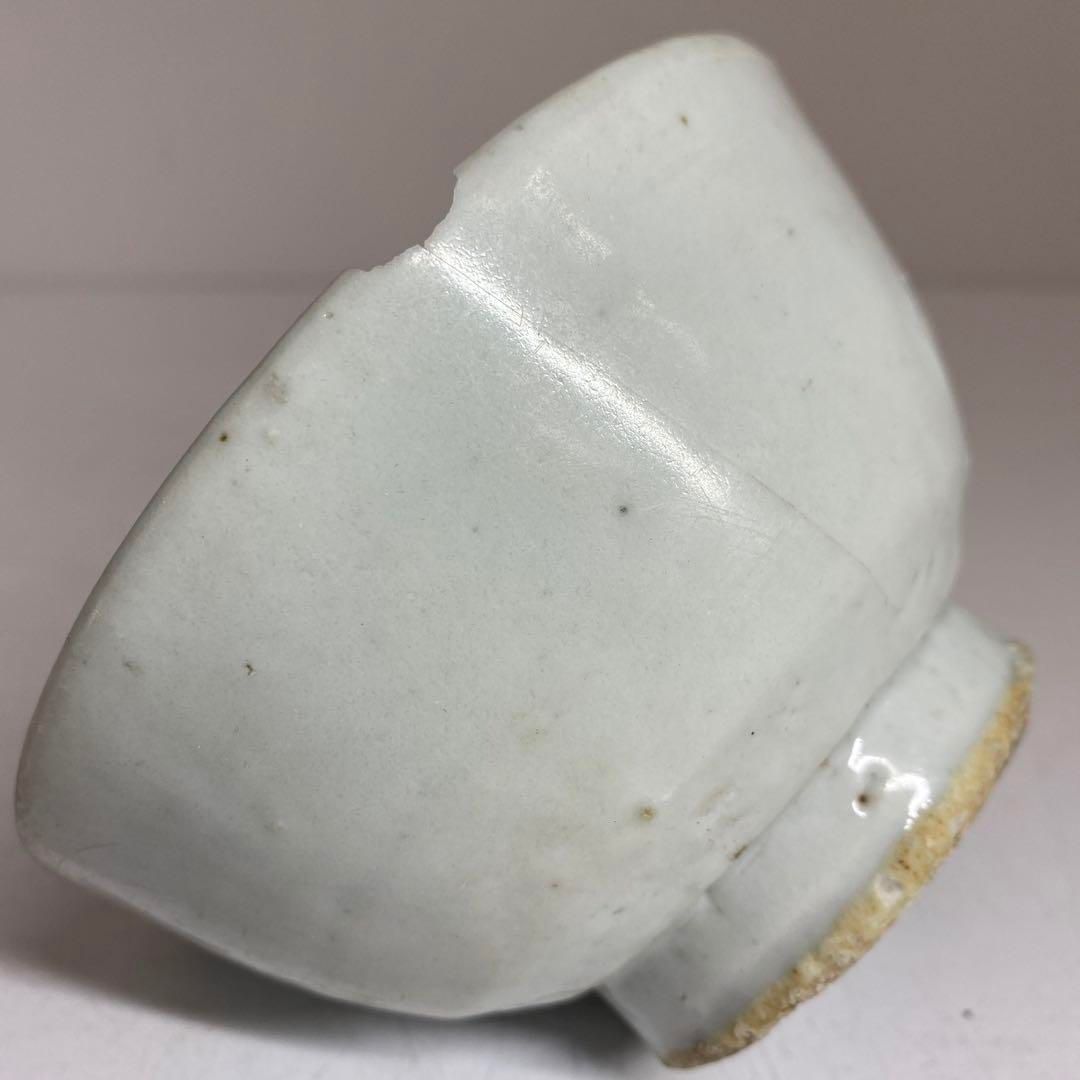 朝鮮古美術　李朝白磁茶碗　O 直径12.4cm 東H5-0903③タサチ 朝鮮古美術 李朝白磁茶碗 O 直径12.4cm 東H5-0903③タサチ 朝鮮