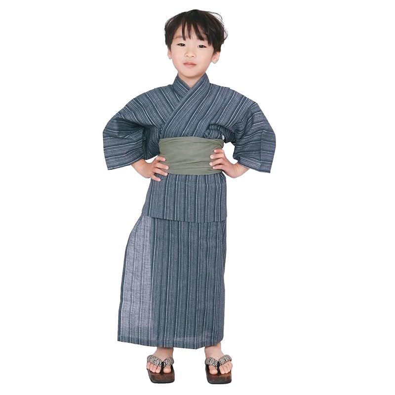在庫セール】[KYOETSU] [キョウエツ] 浴衣セット しじら 綿生地