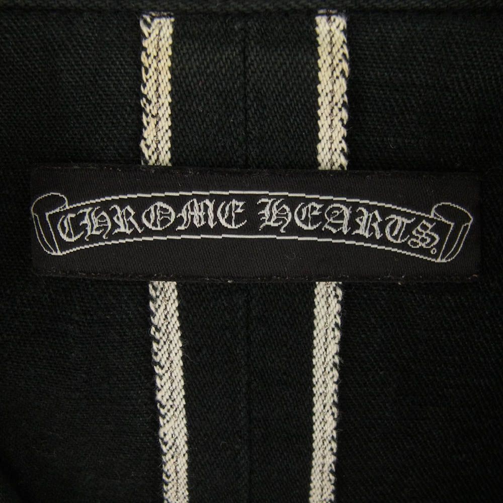 CHROME HEARTS クロムハーツ（原本無） クロスボールボタン ブラック