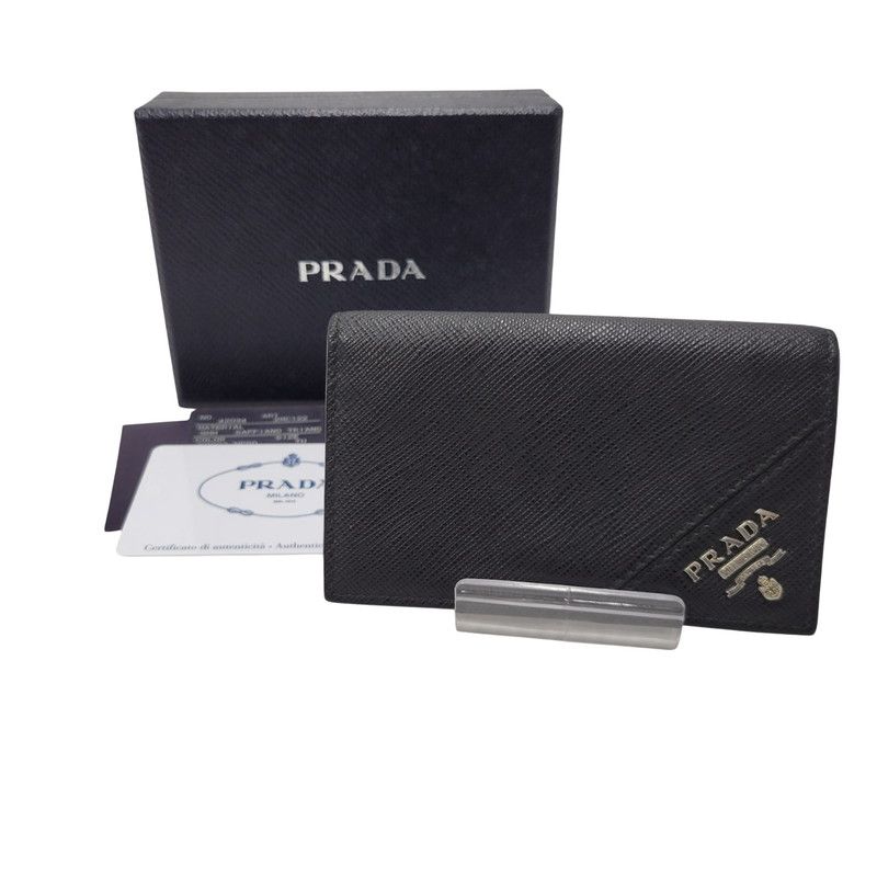 PRADA プラダ SAFFIANO METAL CARD CASE 2MC122 サフィアーノ メタル カードケース 181-250620-as-19-izu