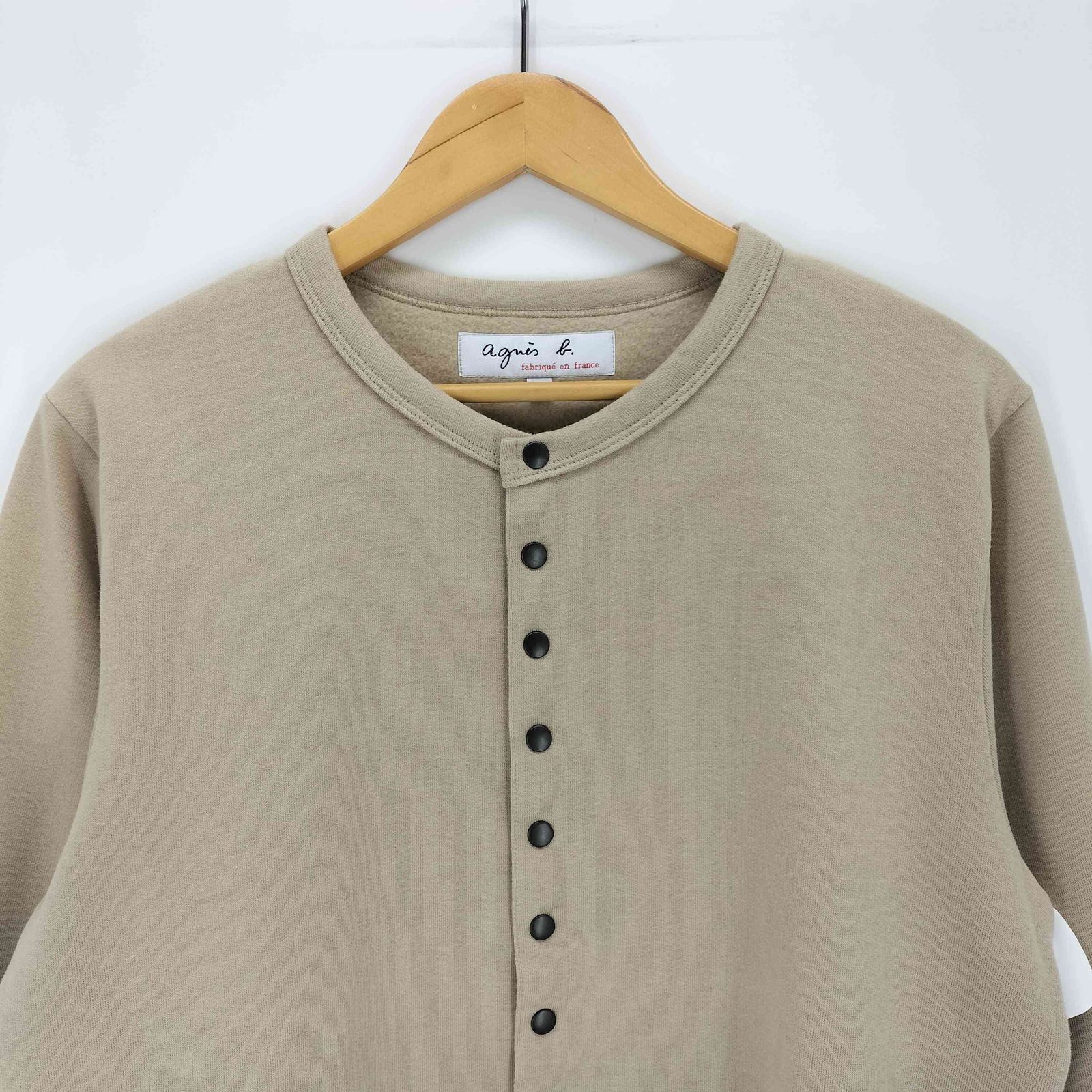 【美品 1箇所ワケ有】 agnes b.HOMME カーディガン プレッション 11030ET84M001000000001?$VS_1500$