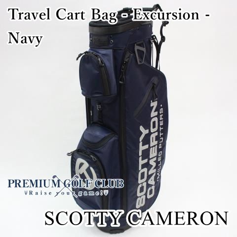 スコッティキャメロン　Travel Cart Bag E xcursion Scotty Cameron Titleist Cart Bag Explorer Floral Blue 2023