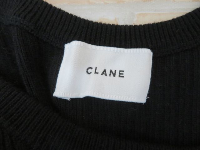 中古】 CLANE クラネ カシュクールレイヤーニット トップス 21AW 11106