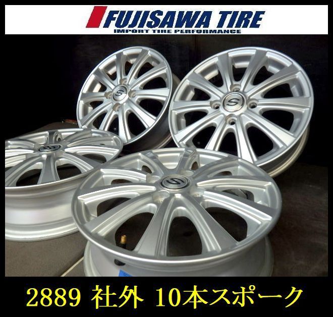 【往復送料無料】 2889 B▲送料無料▲社外ホイール 10本スポーク▲14x4.5J 4穴 PCD100 45▲4本 良心的な