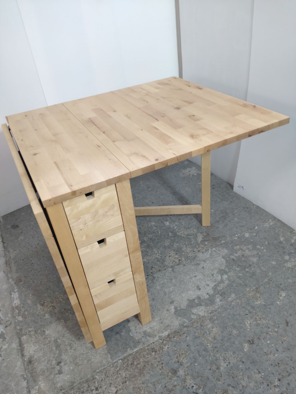 ダイニングテーブル IKEA ノールデン ノールドミーラ チェア×3 セット 