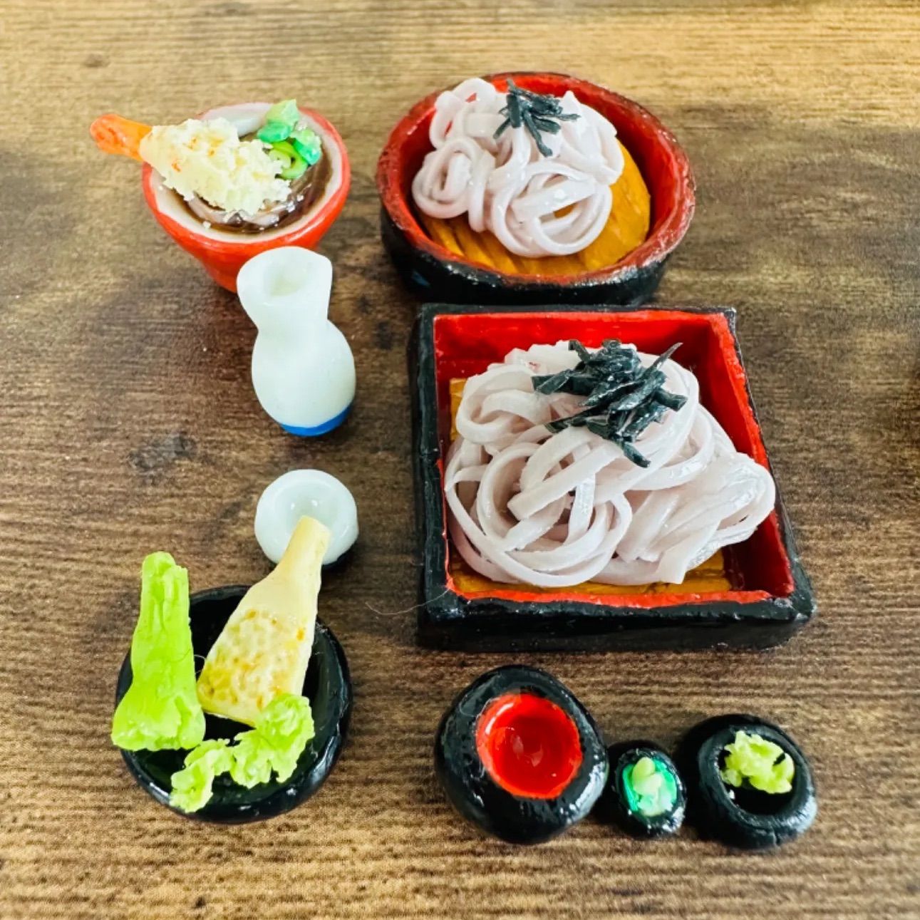 天ぷらおろしそば 食品サンプル - 4