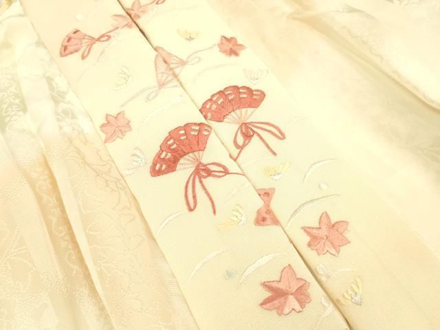 平和屋着物□長襦袢 無双仕立て 霞文 暈し染め 正絹 逸品