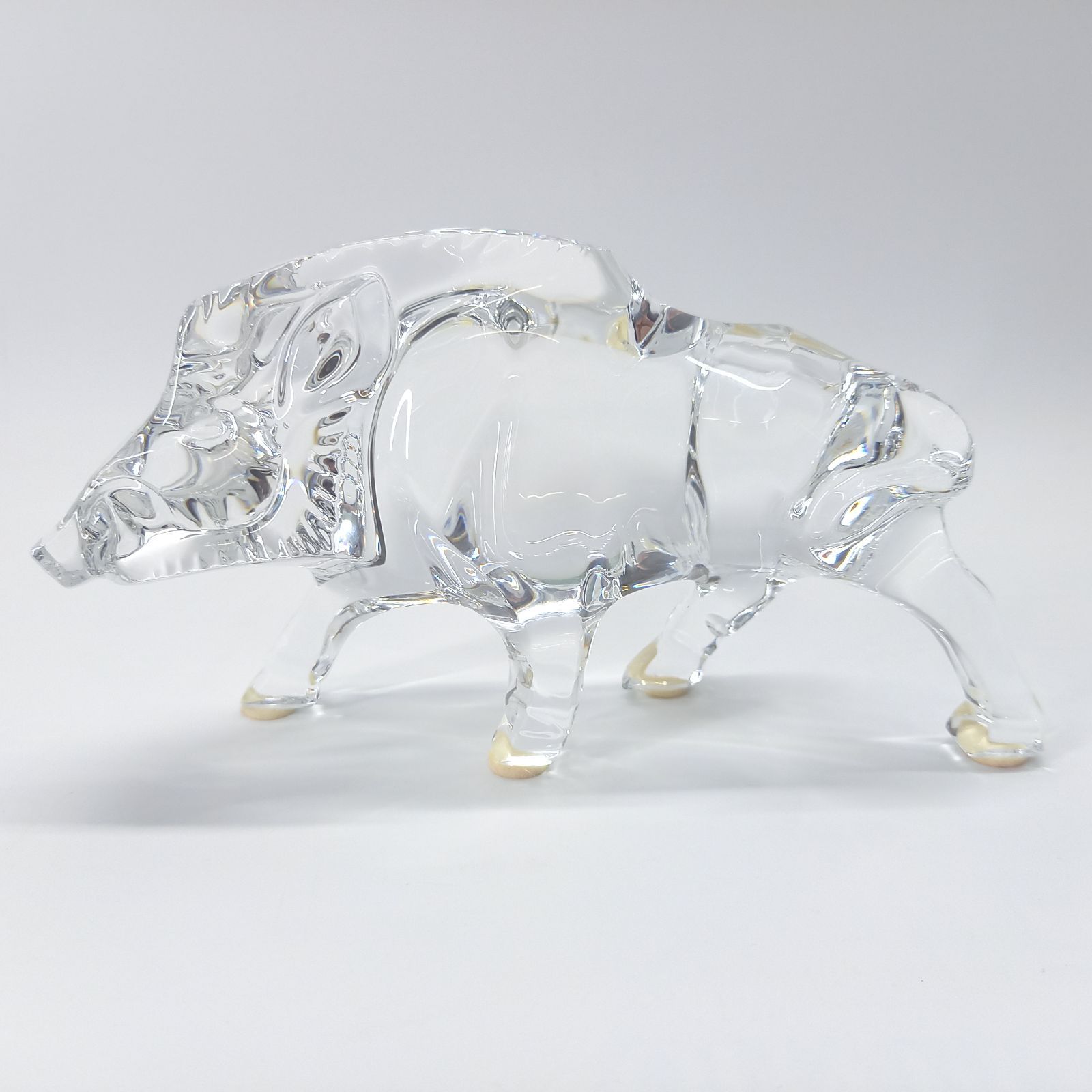 Baccarat クリスタル イノシシ 置物(専用出品) バカラ 干支 亥 イノシシ クリスタル 置物 フィギュリン Baccarat