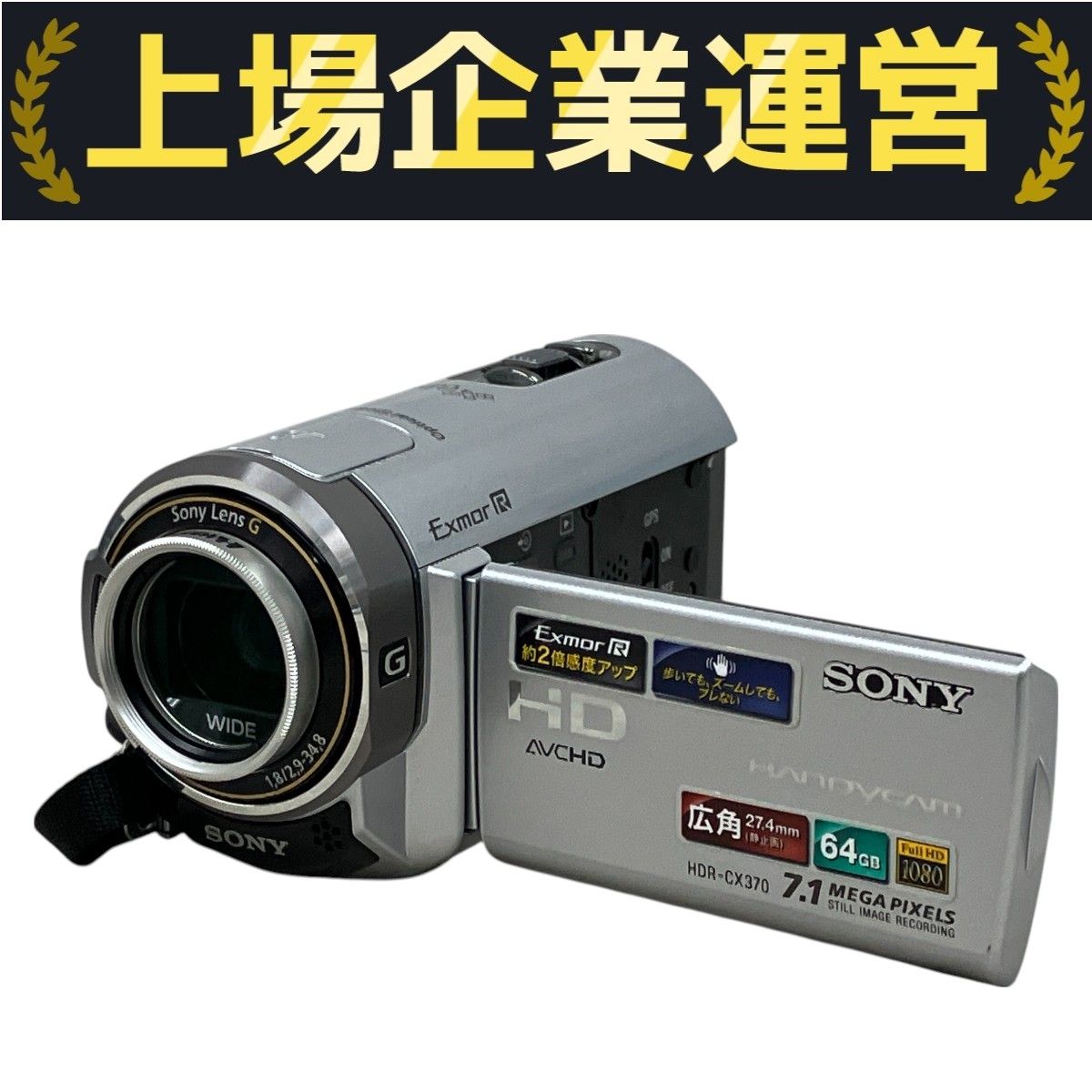 SONY ソニー HANDYCAM ハンディカム HDR-CX370V デジタル ビデオ