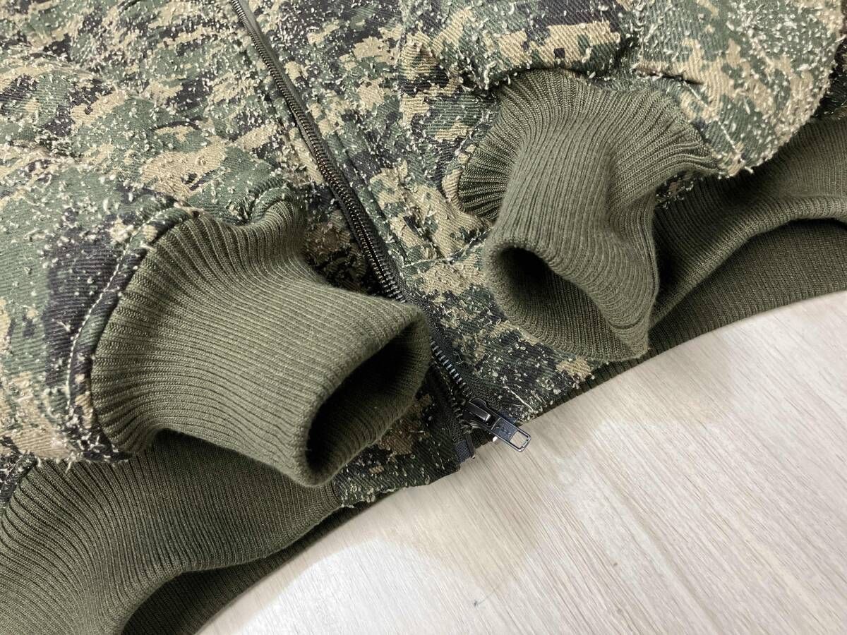 BLESS U BU camouflage pattern MA-1 BU0105 フライトジャケット