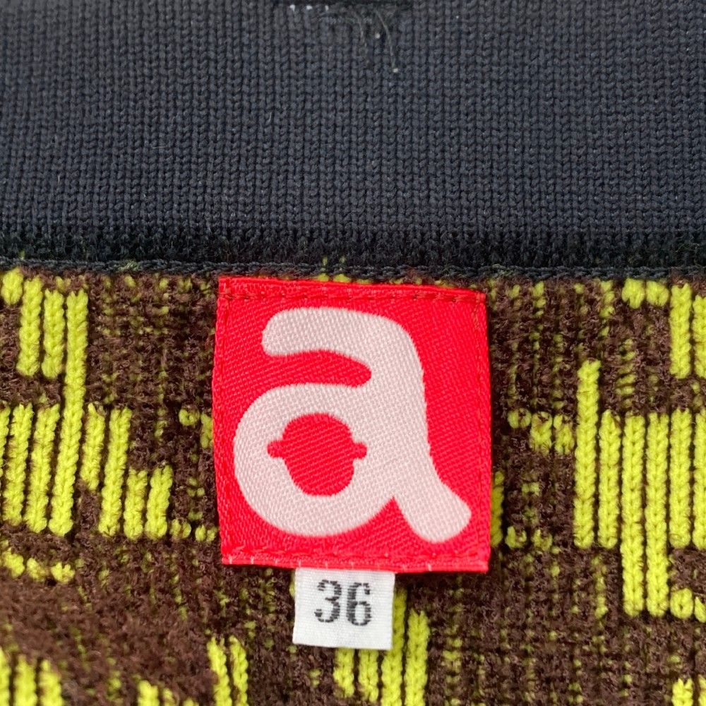 (超美品・新品)アルチビオarchivio ニットセーター・スカート サイズ36 サイズ：36 ARCHIVIO アルチビオ ニットスカート ロゴ ホワイト