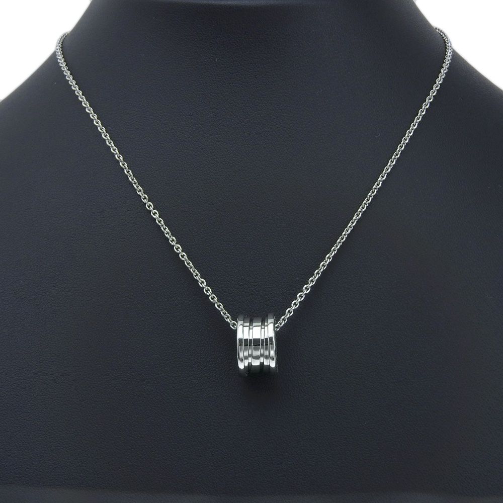 BVLGARI ブルガリ K18 B-ZERO1 ホワイトゴールド ネックレス BVLGARI ブルガリ B-zero1 ビーゼロワン ダイヤモンド