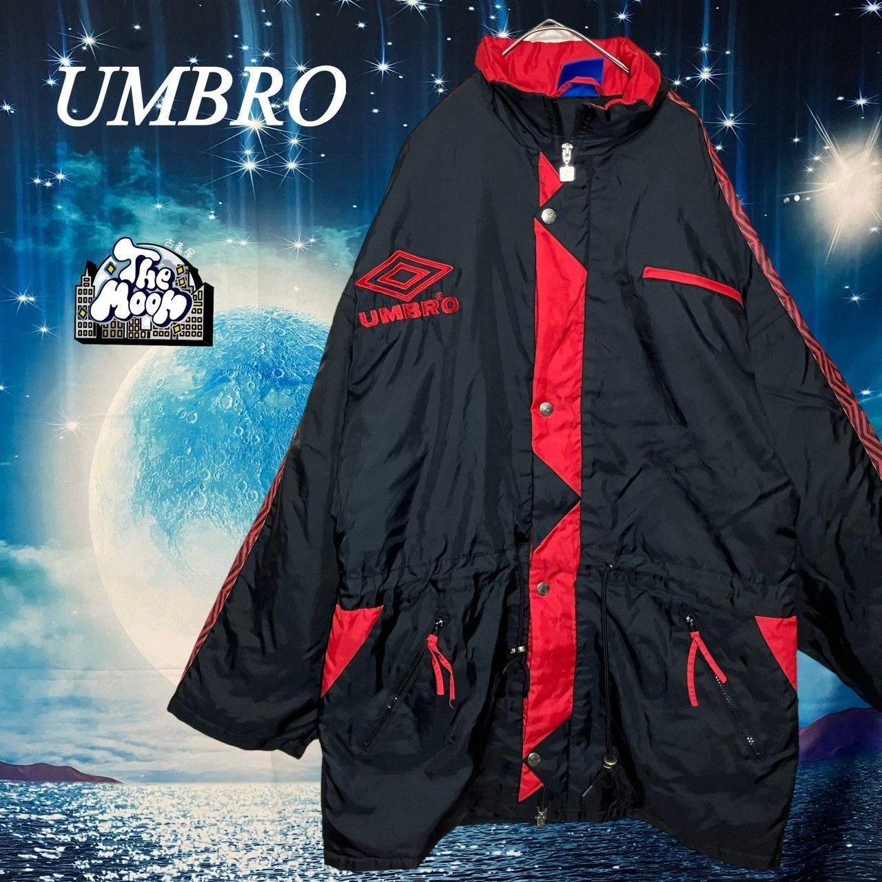 90s】UMBRO アンブロ ベンチコート ナイロンジャケット デカロゴ