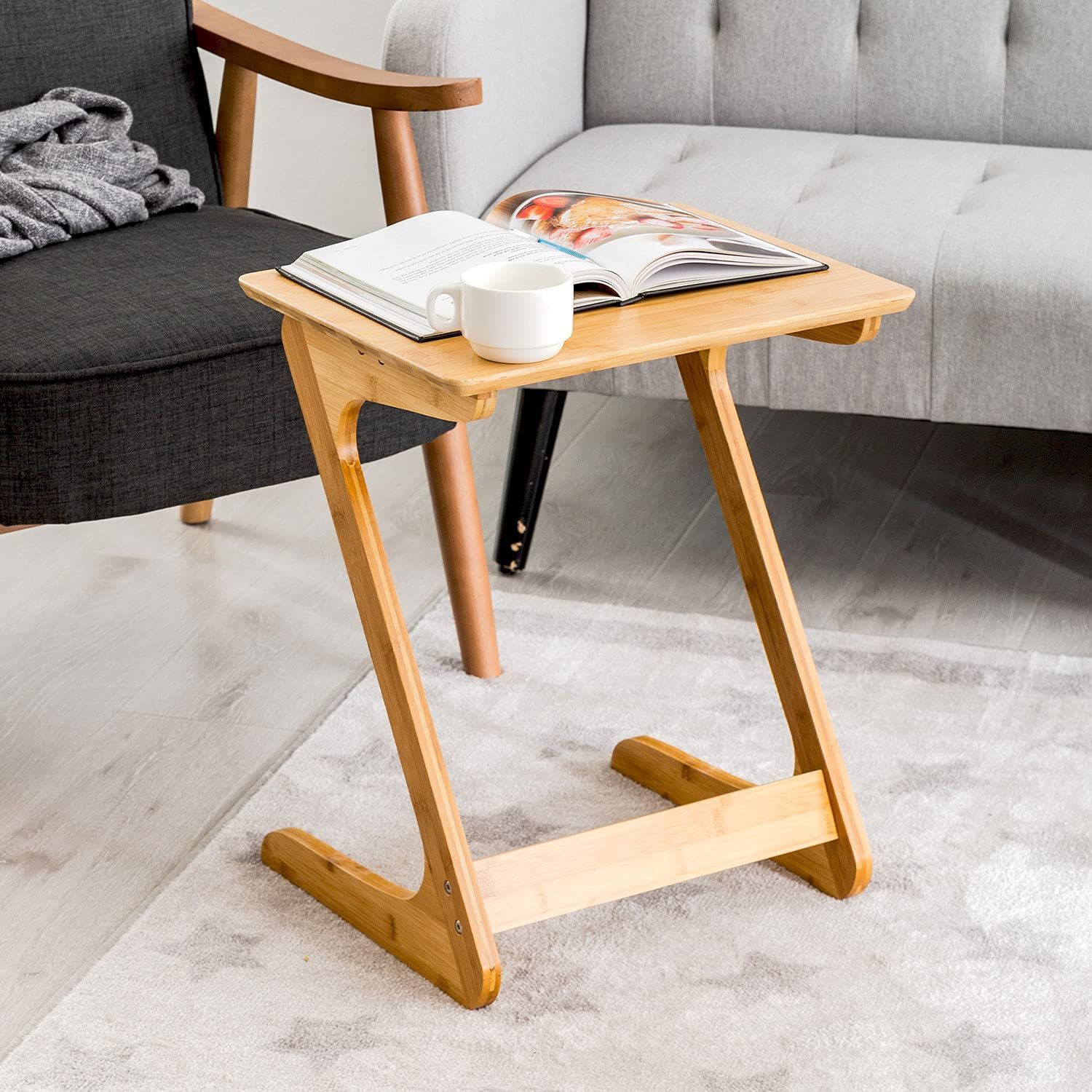 ノートパソコンテーブル 竹製