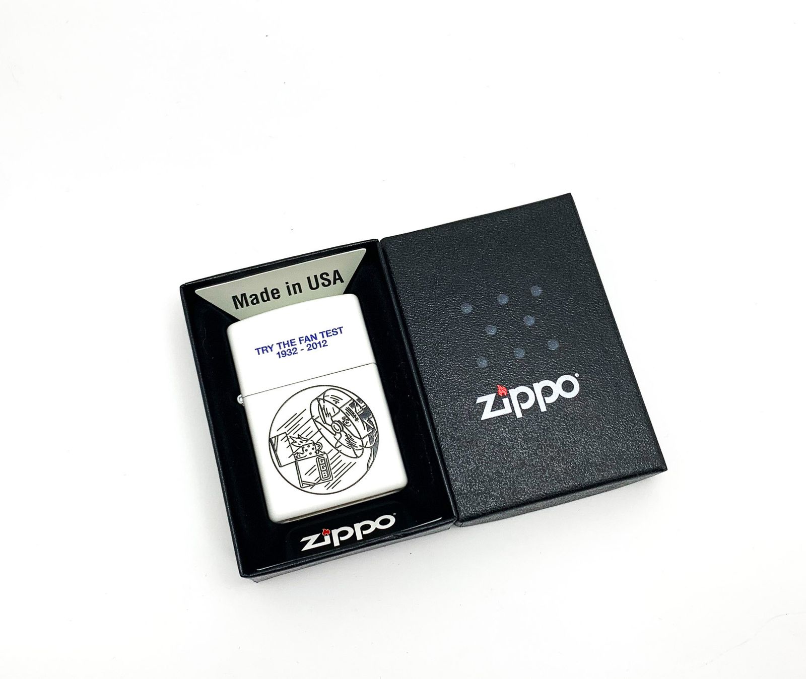 ZIPPO ジッポ TRY THE FAN TEST 1932-2012 ファンテスト ライター 箱 