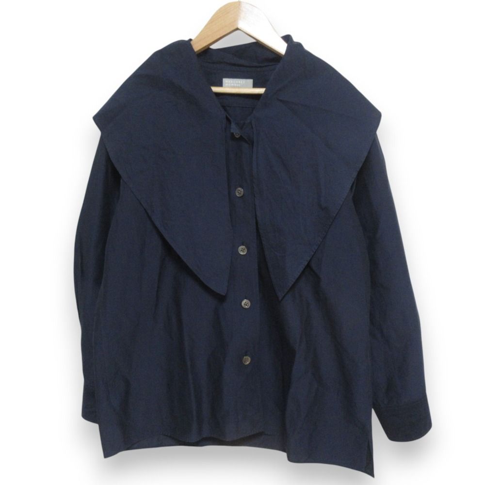 美品 23SS MARGARET HOWELL マーガレットハウエル FINE COTTON SILK 