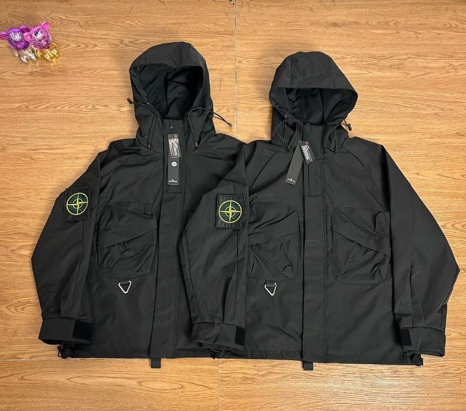 Stone Island 23ss Stone Island ダブルポケット メダル ベルクロ ジャケット