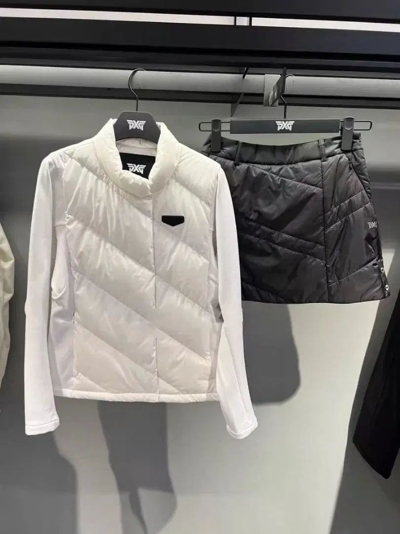 在庫少量 PXG ゴルフ レディース 軽量 ダウン パディング ホワイト M