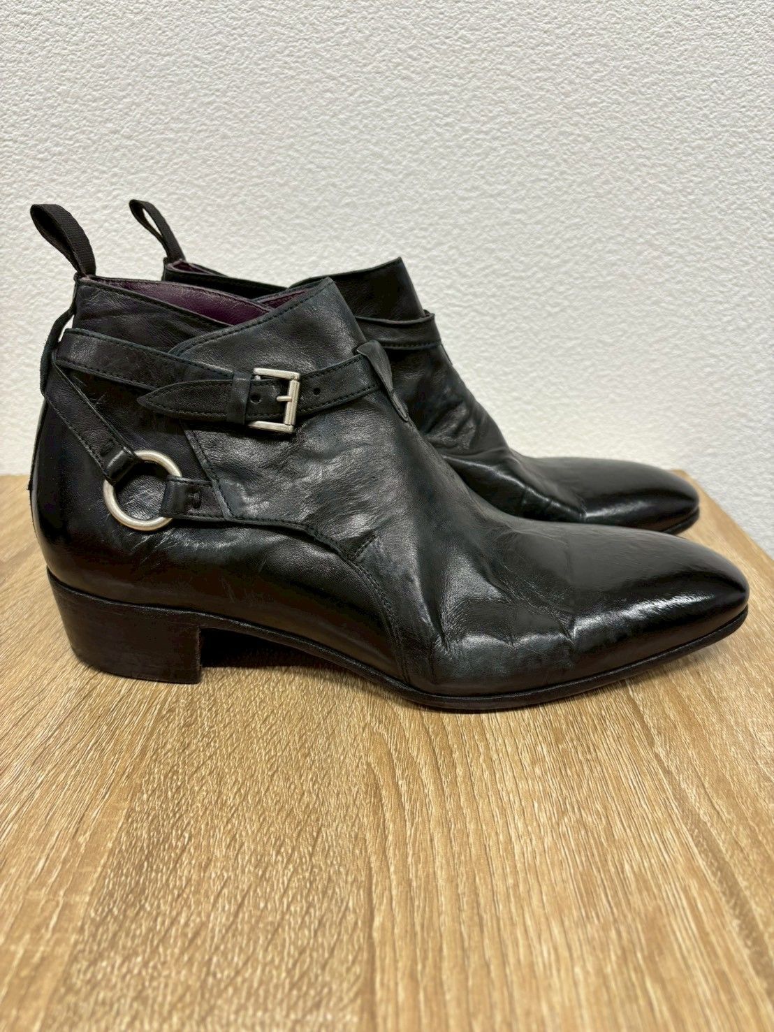 Lidfort × Star Leone リドフォルト スターリオーネ CANGURO カンガルーレザー ブーツ 41 イタリア製