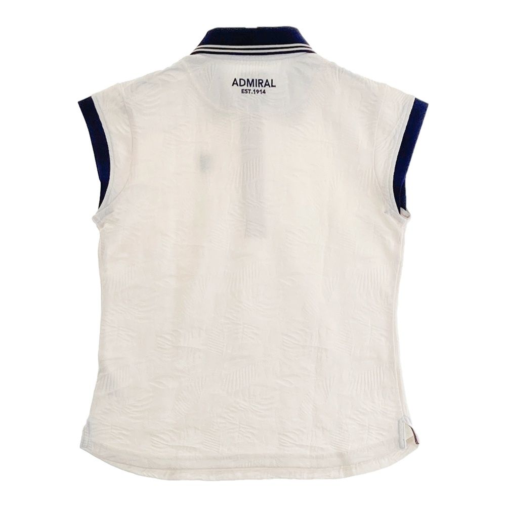 ADMIRAL アドミラル 半袖ポロシャツ ホワイト系 LL [240001807345] ゴルフウェア メンズ