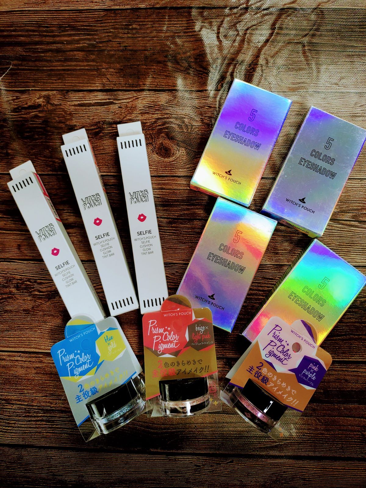 コーラル＆タスク「メガネと目の刺繍」ポーチ（リネン裏地・天ジッパー