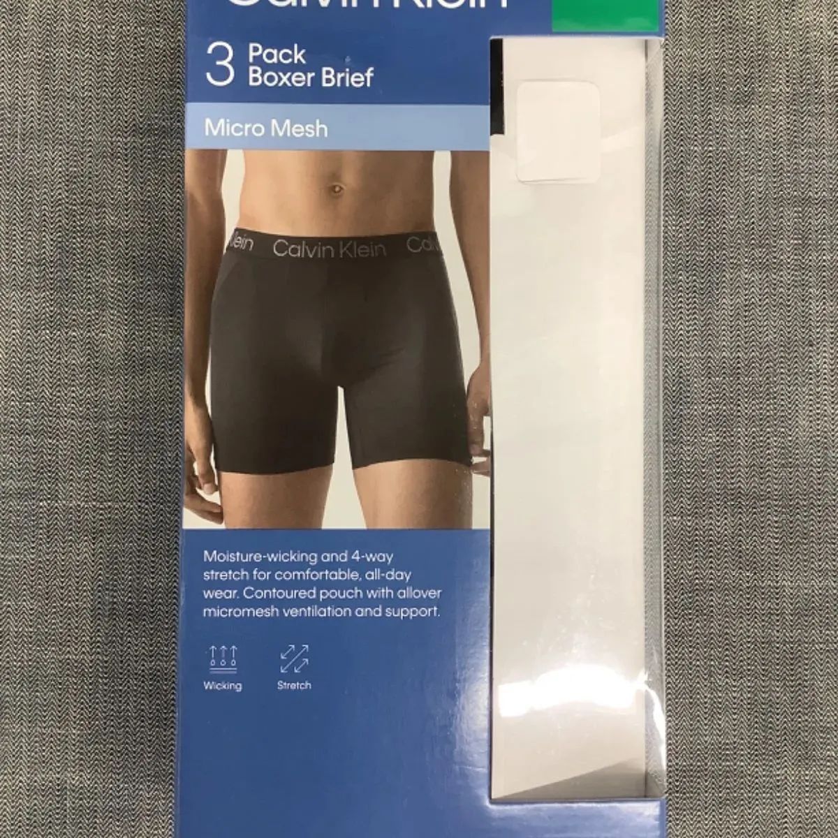 AE SI24041901 Calvin Klein メンズ 3pack ボクサーブリーフ micro Mesh