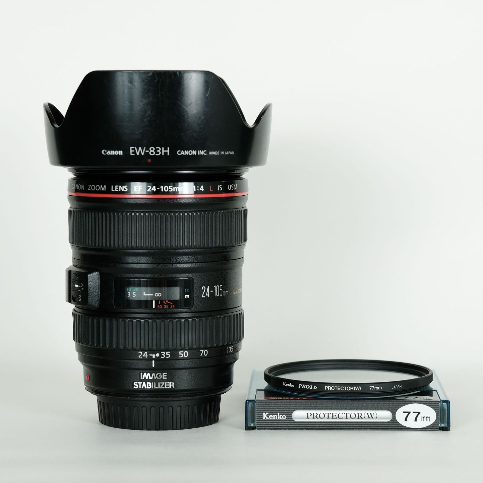 良品｜フィルター付] Canon EF24-105mm F4L IS USM / キヤノンEF