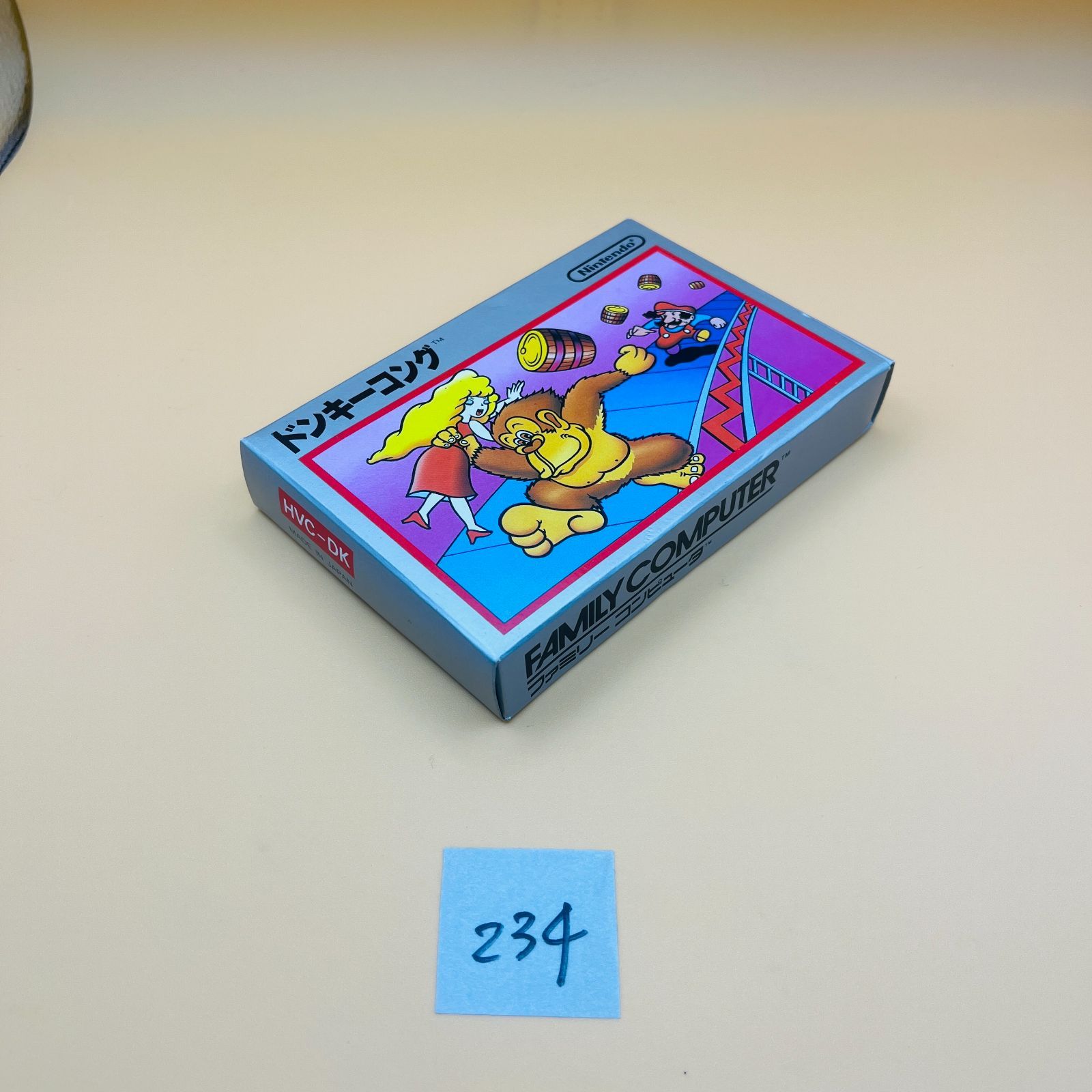 ◇234【動作OK】ドンキーコング 銀箱 ファミコン ファミリー