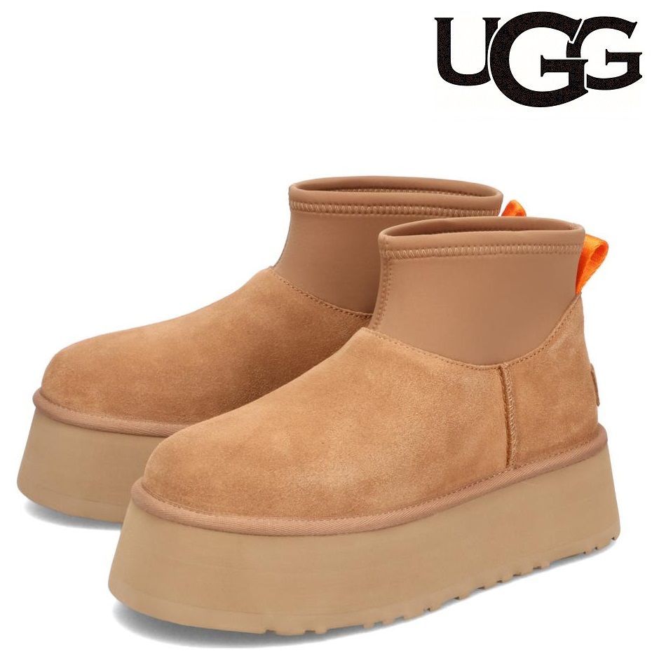 UGGブーツ】UGG アグ ブーツ ムートンブーツ クラシックミニ ディッパー ブーツ レディース靴 厚底 UGG W CLASSIC MINI  DIPPER CHESTNUT 1168170 アウトレット品 新品未使用 - メルカリ