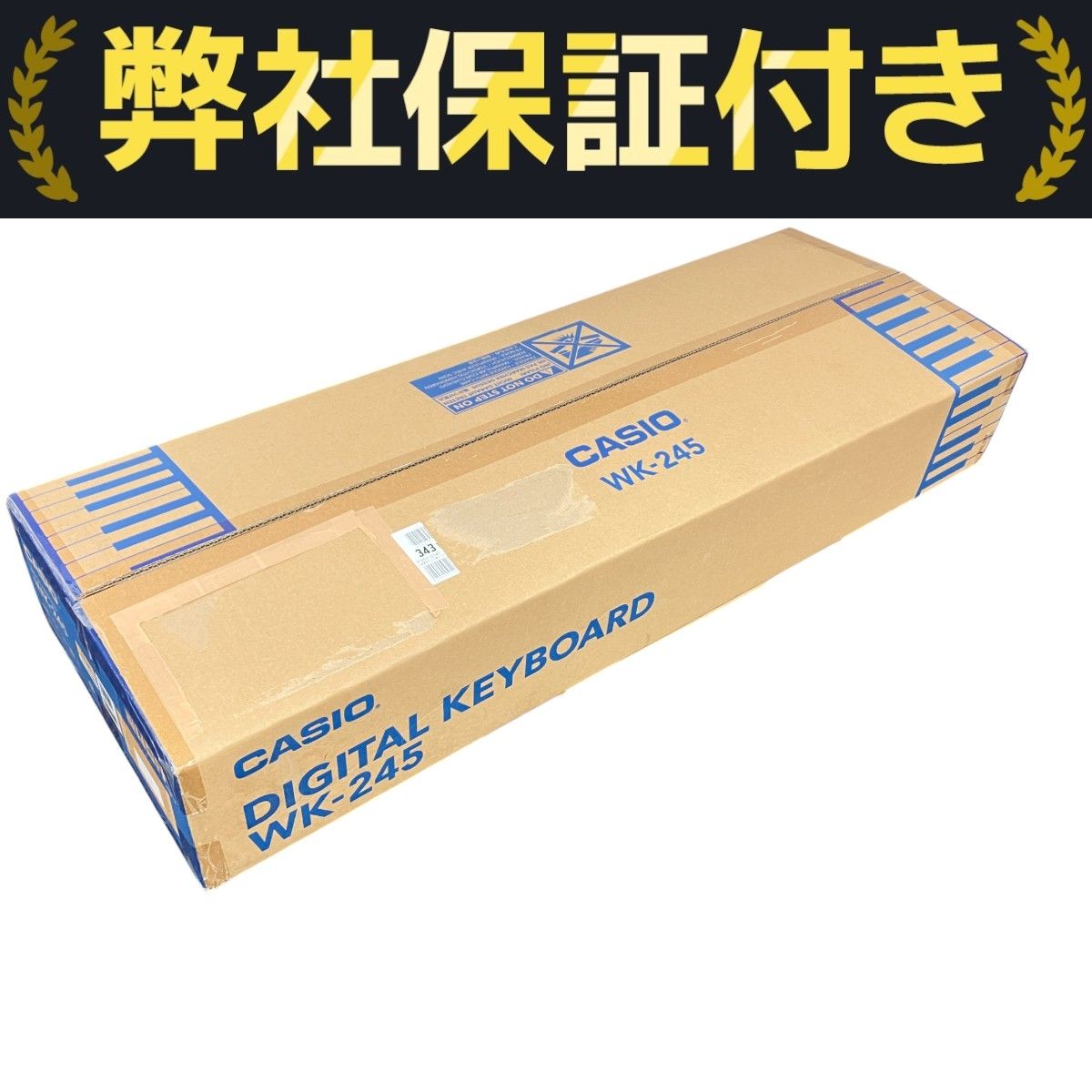 希少 未使用 CASIO WK-245 キーボード カシオ 76鍵盤 カシオ CASIO WK-245 電子ピアノ キーボード アダプタ付 76鍵盤