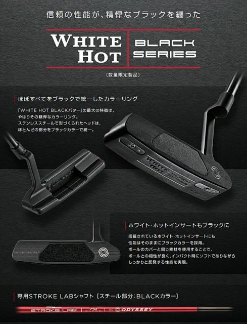 種類13：34インチ/NINE オデッセイホワイト ホット ブラック パター