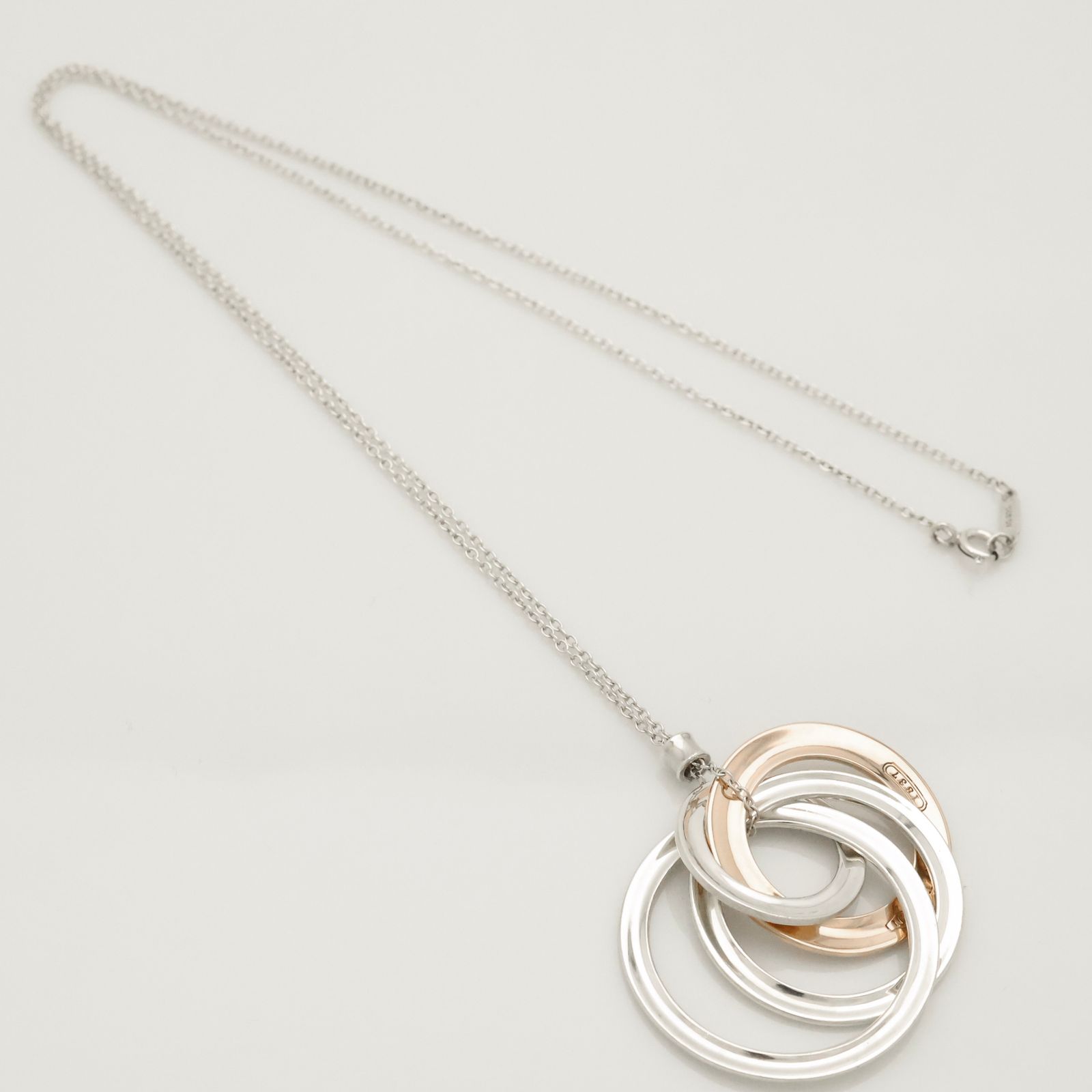 美品】ティファニー TIFFANY&Co. 4連 1837 インターロッキング 