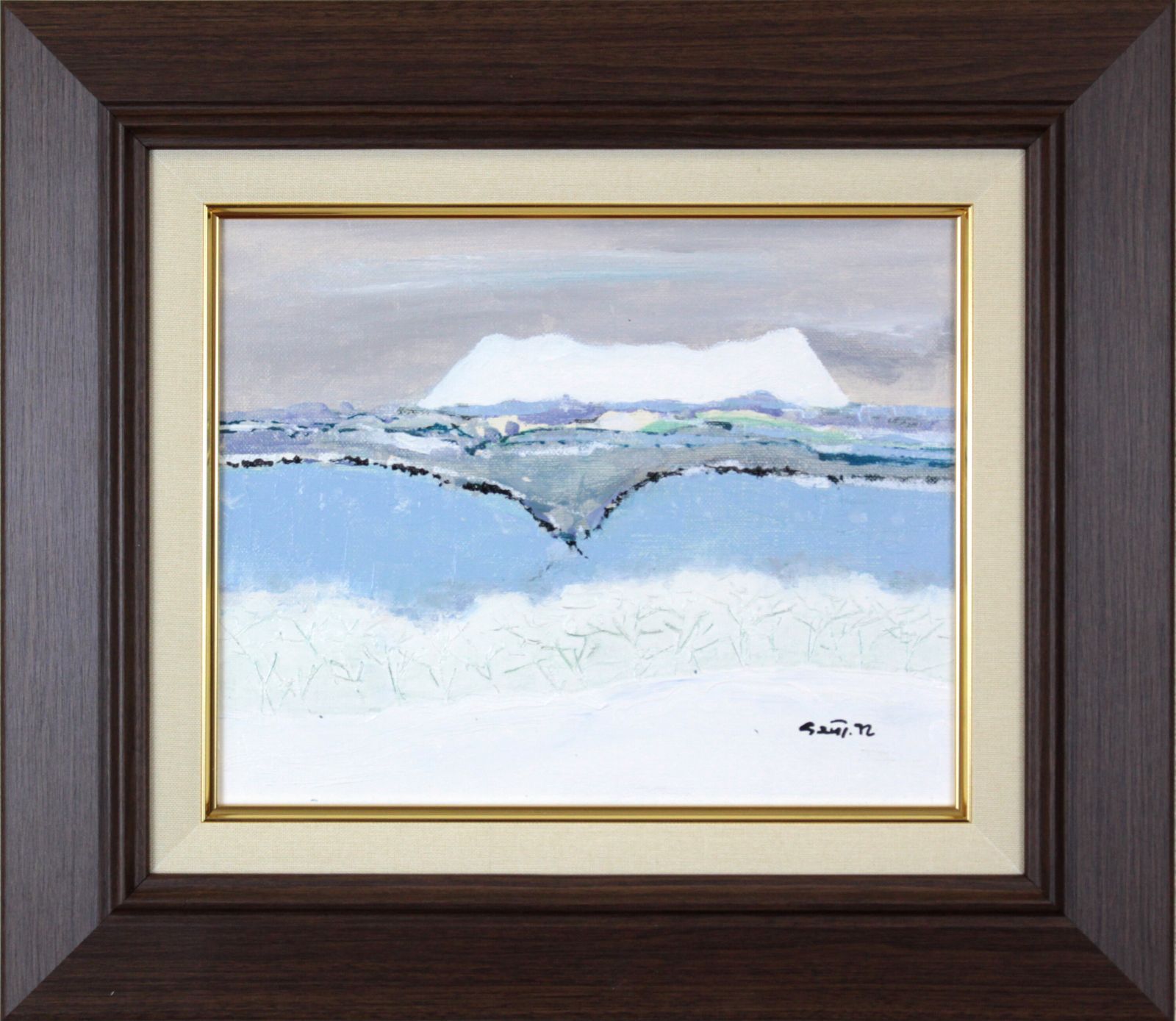 作者不明　Seiji サイン　風景画　油絵　油彩画　額入　青児　清治　誠司 作者不明 Seiji サイン 風景画 油絵 油彩画 額入 青児 清治 誠司